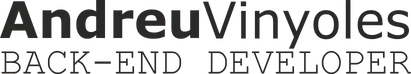Andreu Vinyoles, back-end developer