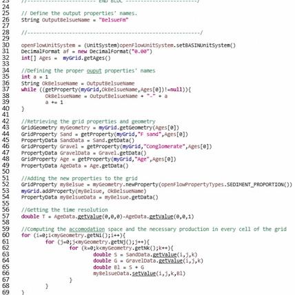 some lines of the script